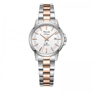 Alexandre Christie AC 1034 Silver Rosegold White LDBTRSL
